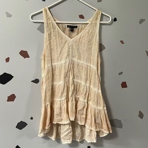 Ruffle tier tank top